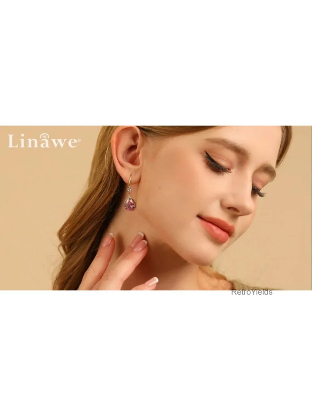 Rhinestone Drop Chandelier Earrings Cubic Zirconia Teardrop Dangle Jewelry